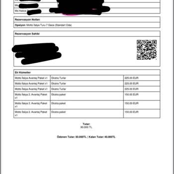 İade Edilmeyen Fark: İtalya Turu Mağduriyeti