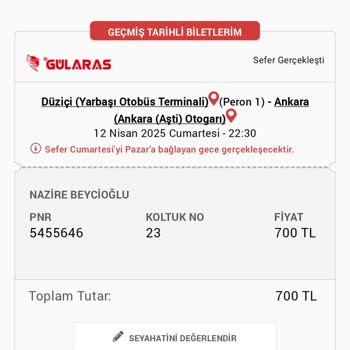 Gece Yolculuğu Mağduriyeti