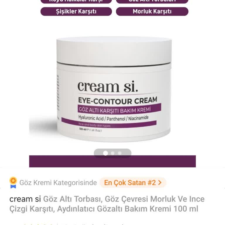 Göz Altı Bakım Ürünü Kullanımı Sonrası Yaşanan Sorunlar