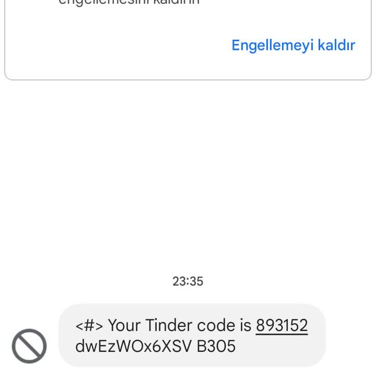 Tinder Kodlarıyla İlgisiz Mesajlar Alıyorum