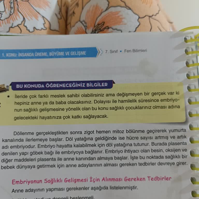 Eğitim Materyalinde Yanıltıcı İfade Sorunu