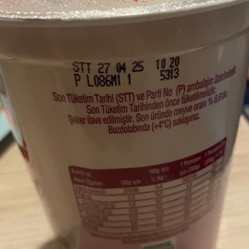 Birşah Meyveli Yoğurtlarda Küf Şoku