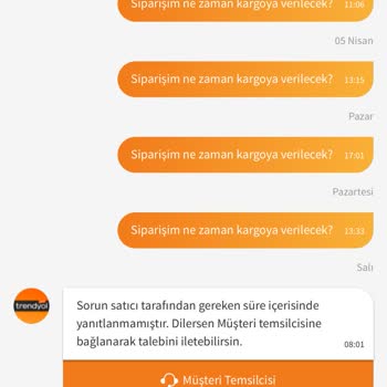 Trendyol'da Teslim Edilmeyen Ürünler Ve Müşteri Hizmetleri Sorunu