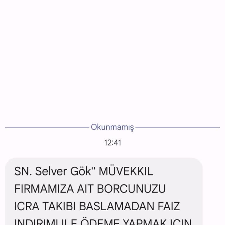 Yanıltıcı Borç Mesajlarıyla Karşı Karşıya