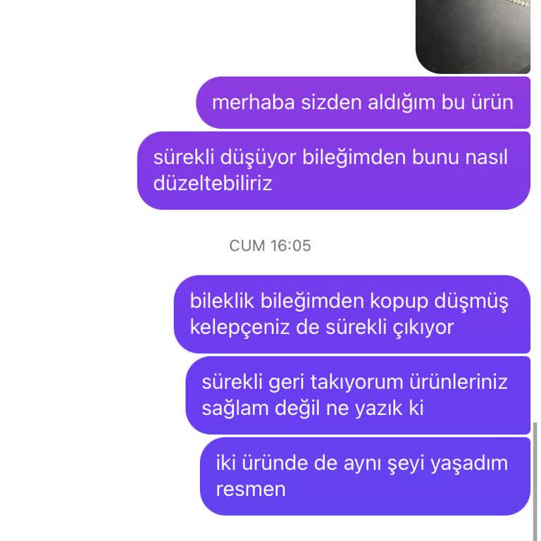 Kalitesiz Ürünler Ve İlgisiz Müşteri Hizmetleri
