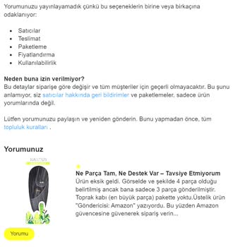 Amazon Prime Üyesine Eksik Ürün Ve İlgisizlik Şoku!