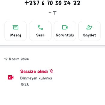 Kamerun'dan Gelen Şüpheli Arama Ve Güvenlik Endişesi