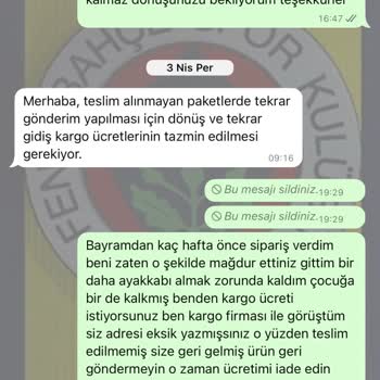 Bayram Öncesi Teslim Edilmeyen Sipariş Ve İade Sorunu
