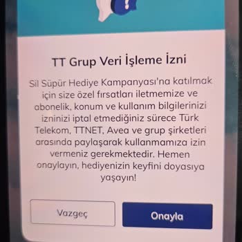 Türk Telekom Sil Süpür'de Kişisel Bilgi Paylaşımı Zorunluluğu