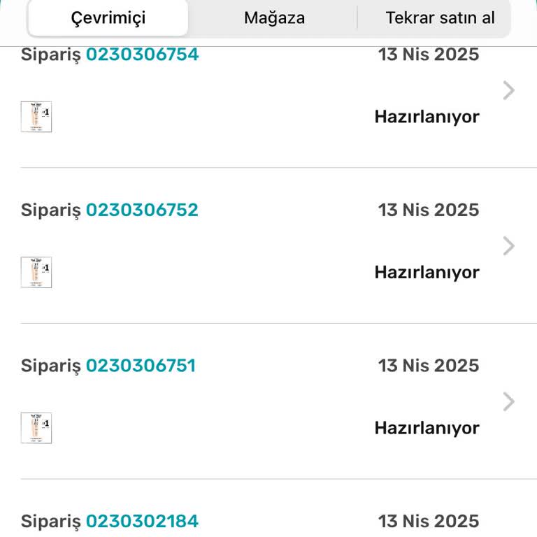 Sipariş Durumu Ve İade Endişesi
