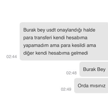 USDT Transferinde Büyük Hayal Kırıklığı