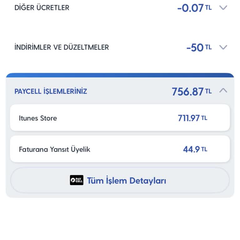 Faturaya Yansıtılan Beklenmedik İtunes Ücreti