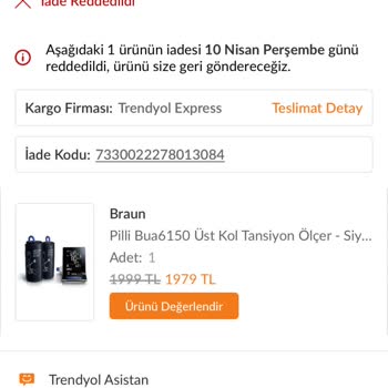 Bozuk Tansiyon Aleti Ve Yetersiz Servis Hizmeti