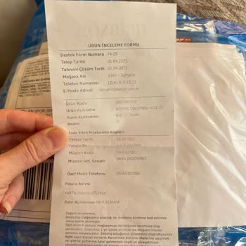 Columbia Mağazasından Alınan Üründe Kalite Sorunu