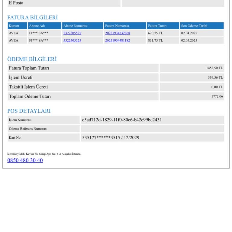 Sabit Fatura'da Çifte Ödeme Ve İşlem Ücreti Sorunu