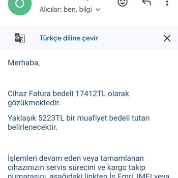 Kasko Şirketi İle Tamir Ve Ücret Anlaşmazlığı