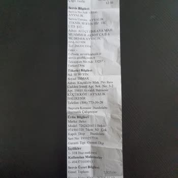 Buzdolabı Servisinde Yaşanan Sorunlar