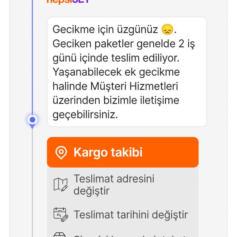 Hepsijet Teslimatında Gecikme Ve İletişim Sorunu
