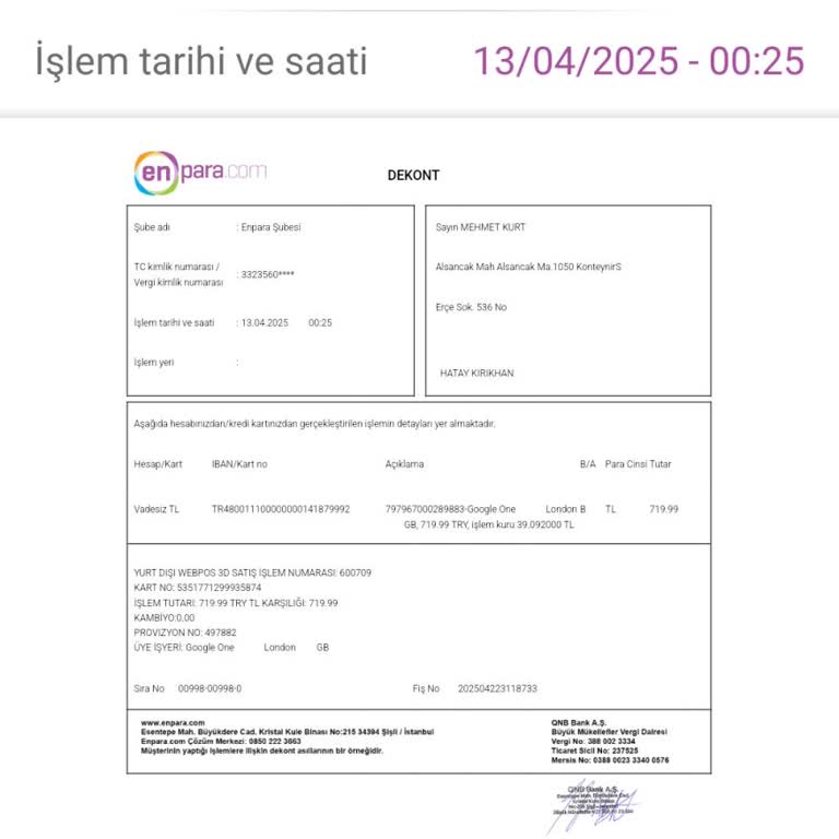 Haberim Olmadan Yapılan Para Çekimleri