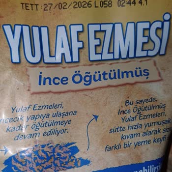 Eti Lifalif Yulaf Ezmesinde Şok Edici Yabancı Madde