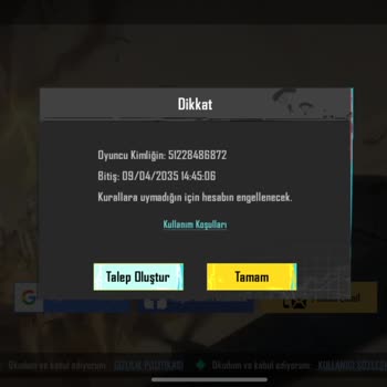 Haksız Hesap Men Edilmesi: PUBG Mobil'de Yanlış Kararın Düzeltilmesi Talebi