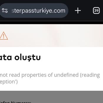 Masterpass Hesabımda Sürekli Hata Alıyorum