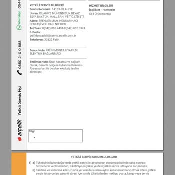 Arçelik Servis Hatası: Vakumlama Ve Bakır Boru Eksikliği