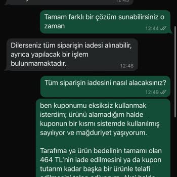 Eksik İade Ve Yanıltıcı İndirim Uygulaması