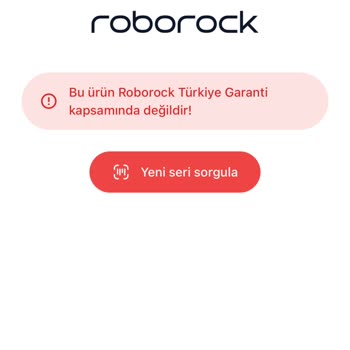 Media Markt'tan Aldığım Roborock Süpürge Garanti Sorunlarıyla Beni Mağdur Ediyor