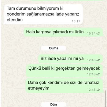 Yanlış Ürün Gönderimi Ve İletişim Sorunu