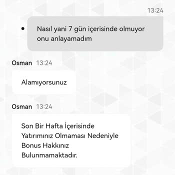 Bonus Hakkım Neden Reddedildi?