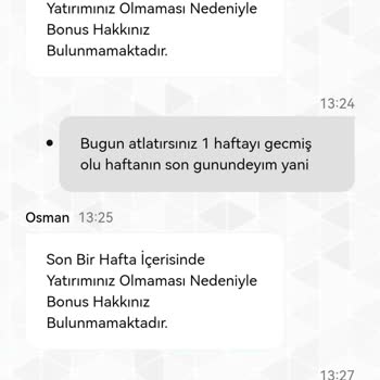 Bonus Hakkım Neden Reddedildi?