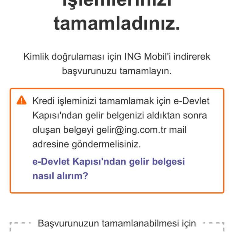 Kredi Başvurusunda Geri Dönüş Eksikliği