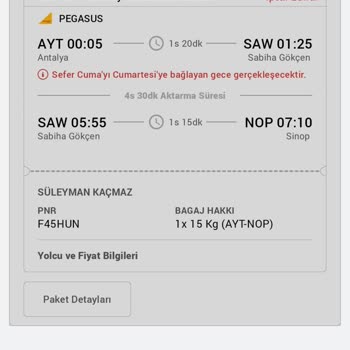 Uçuş İptali Sonrası Yetersiz Para İadesi Şoku