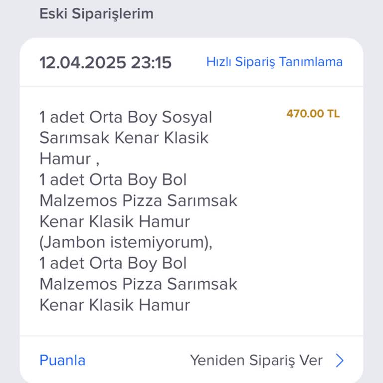 Domino's Pizza Siparişinde Soğuk Ve Yanlış Teslimat Sorunu