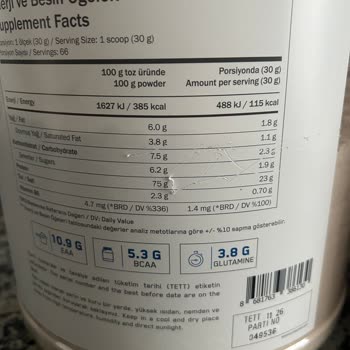 Supplementler Tuzlu Karamelli Protein Tozu Mideyi Yaktı!