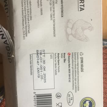 AOÇ Organik Yumurta: Kırık Ve Kurumuş Ürün Sorunu