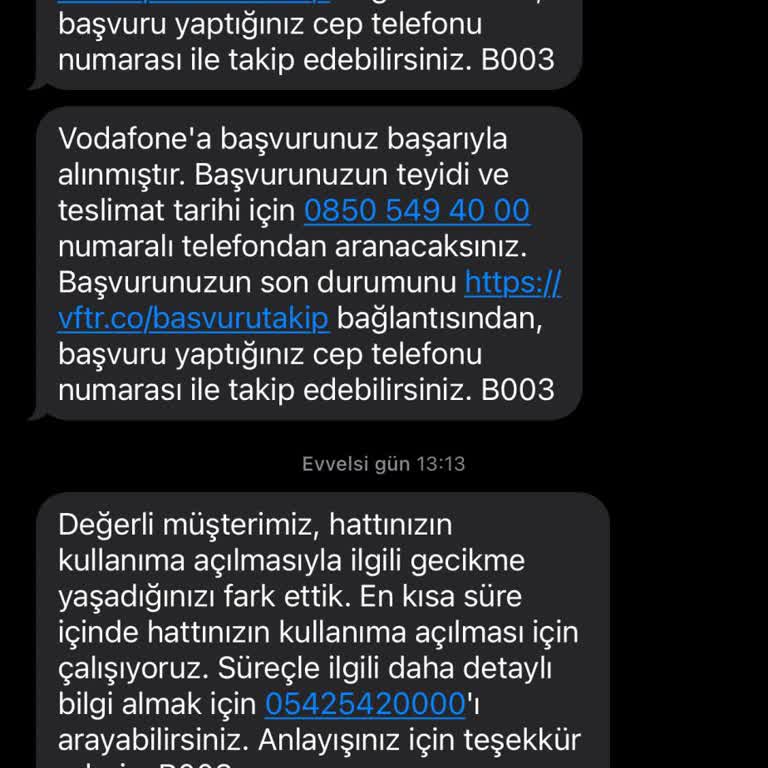 Vodafone'a Geçişte Bilgi Eksikliği Ve Gecikme