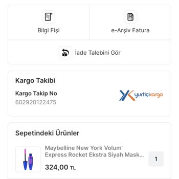 Hasarlı Rimel Fırçası Ve İade Sorunu