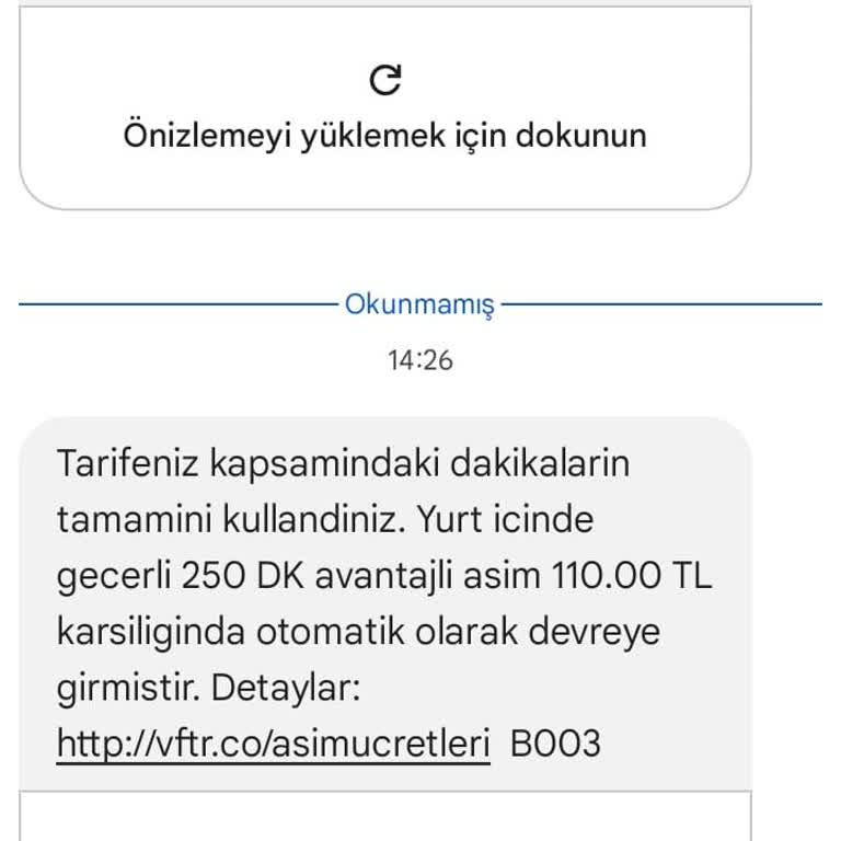 İzinsiz Ek Paket Ücreti Şoku