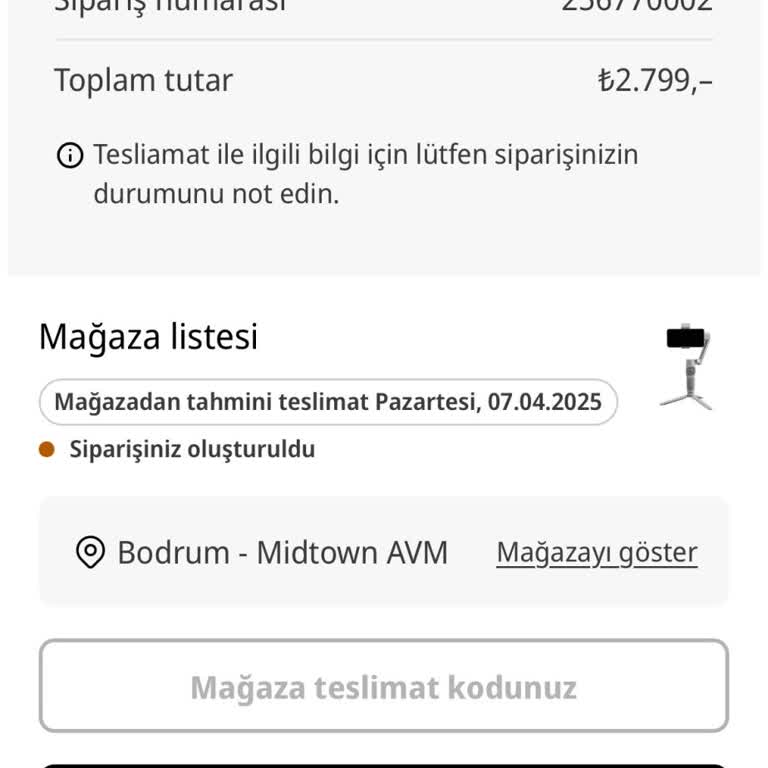 Sipariş Karmaşası: Ürün Nerede?