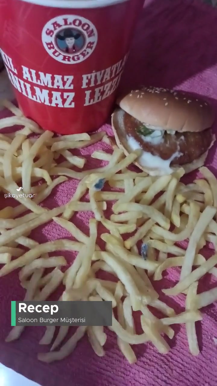 Saloon Burger Kavacık Şubesi Kova Patatesin İçinden Çıkanlar! videonun kapak resmi