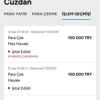 Kazancım İptal Edildi: Bahanelerle Karşılaştım