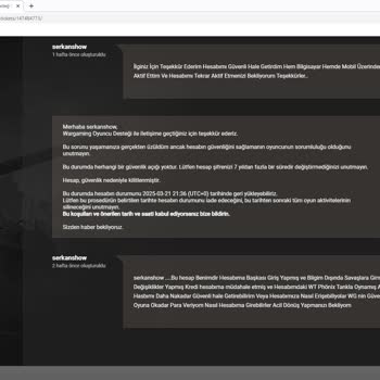 World Of Tanks Destek Hattı: Uzun Süreli Hesap Kilidi