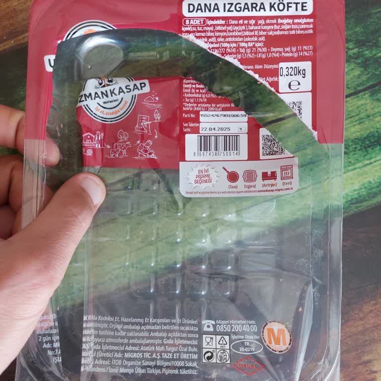Migros'tan Aldığım Köftelerde Hayal Kırıklığı