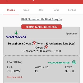 Bilet İptalinde Yanıltıcı İade Bilgisi