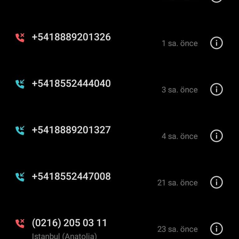 Sürekli Aramalarla Rahatsız Edici Deneyim