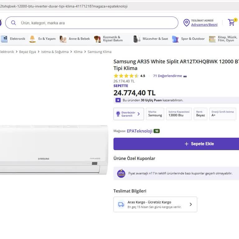 Sahte Site Üzerinden Yapılan Sipariş Mağduriyeti