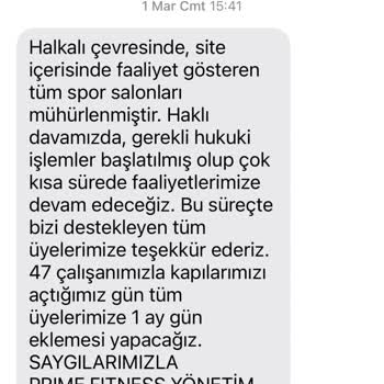 Üyelik Ücreti Ödendi, Spor Salonu Kapanış Mağduriyeti