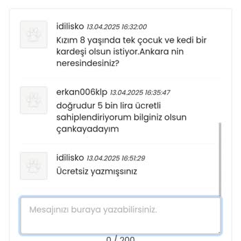 Ücretsiz Kedi Sahiplendirme İddiası Altında Gizli Satış